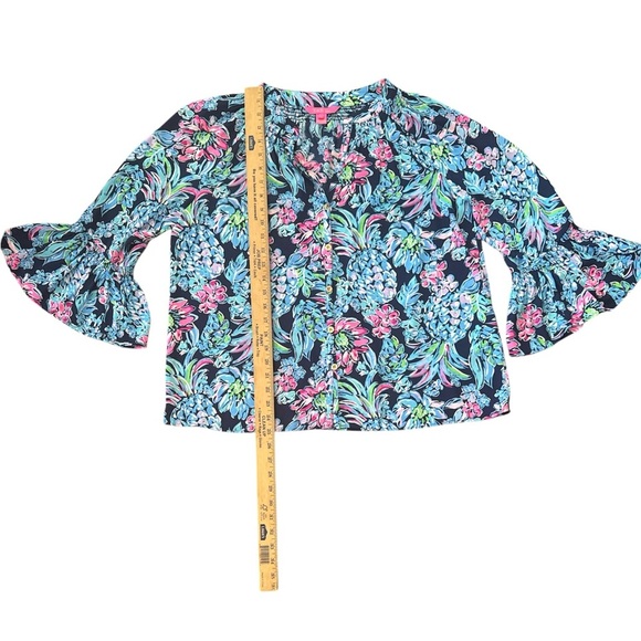 Lilly Pulitzer Vibrant Floral Top - Picture 4 of 5